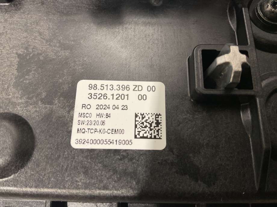 Instrument kjørecomputer til Citroën Jumpy 2016-->> (Type III)  (CITROEN|98 519 801 80|)