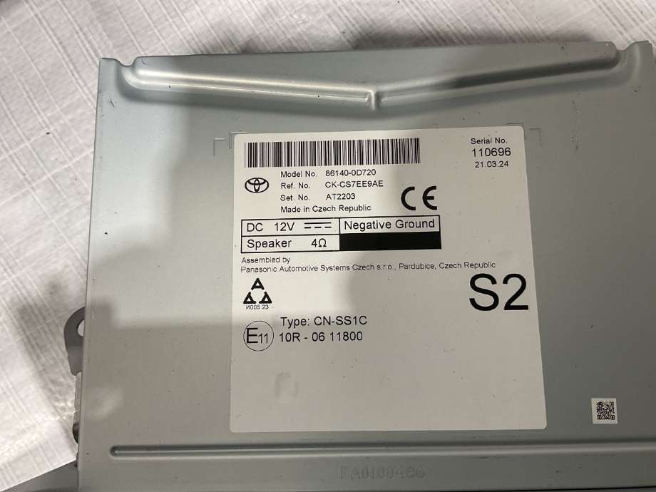 Instrument kjørecomputer til Toyota Yaris Cross (SUV) 2021-->>  (861400D720|)