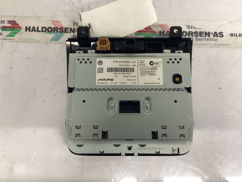Instrument kjørecomputer til VW Touareg 2010-2018 (Type II)  (VOLKSWAGEN|7P6 919 603|)