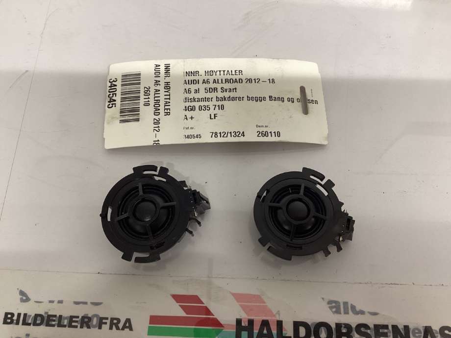 Bilstereo høyttaler til Audi A6, Allroad, 2012-2014 (Type III, Fase 1) (C7) (C7) (AUDI|)