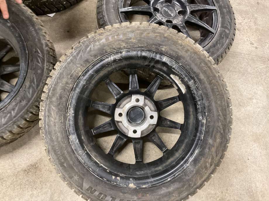 Hjulsett aluminium vinter til Mopedbil Ligier JS60 0-->>  (LIGIER JS60|155/65 R14|)