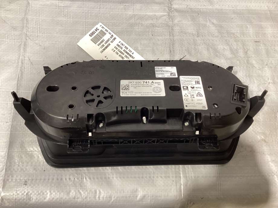 Instrumentpanel til VW Caddy 2020-->> (Type IV)  (VOLKSWAGEN|F 2K7 920 741 A|)
