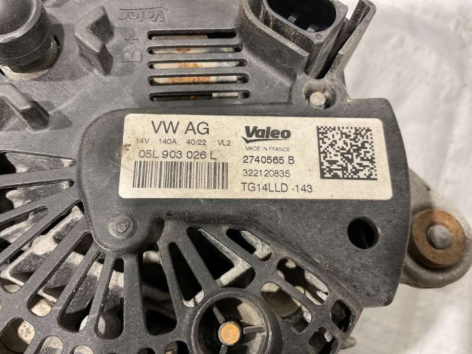 Dynamo til VW Caddy 2020-->> (Type IV) (VOLKSWAGEN|05L 903 026 C|05L 903 026 L|)