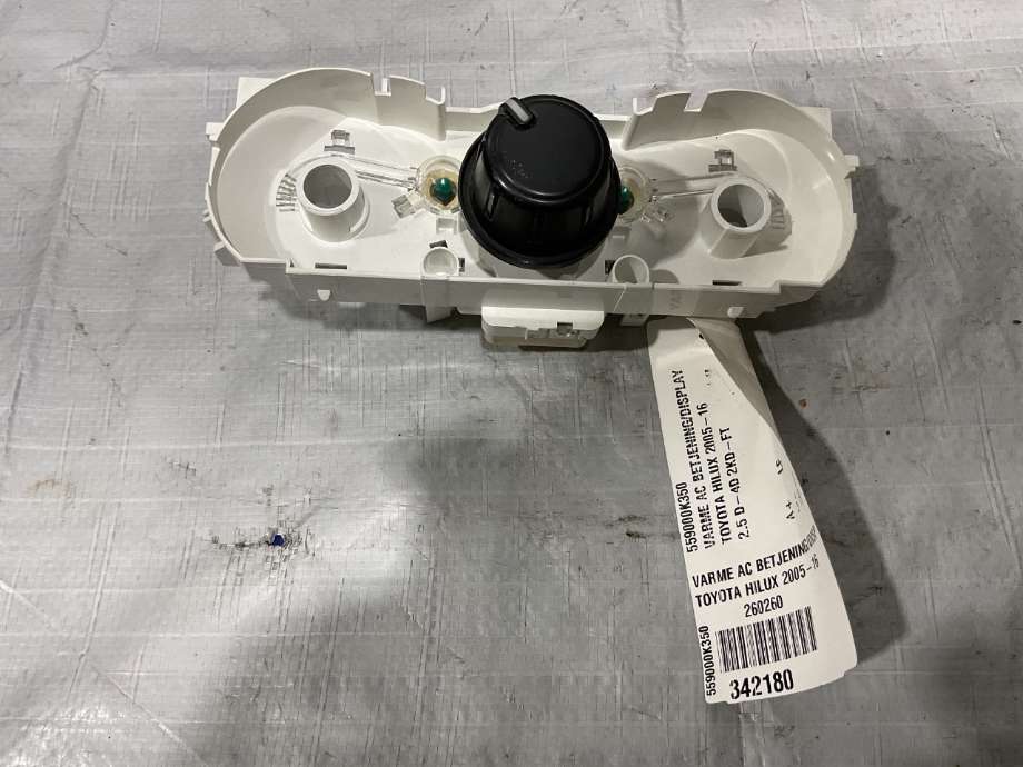 Varmeapparat betjening til Toyota Hilux, 2006-2011 (TOYOTA|559000K350)