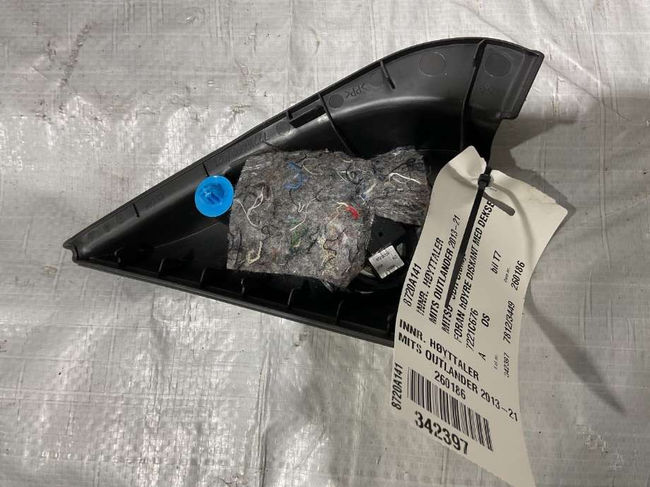 Bilstereo høyttaler til Mitsubishi Outlander 2012-2015 (Type III, Fase 1)  (MITSUBISHI|8720A141|7221C676|)