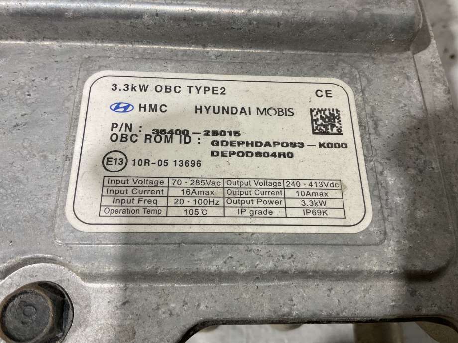 Batterilader (OBC - On Board Charger) til Kia Niro 2016-2021 (KIA|36400 2B015|)