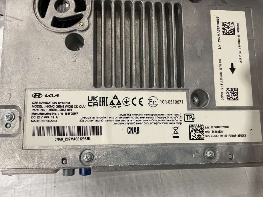 Instrument kjørecomputer til Kia Cee