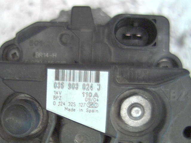 Dynamo til VW Golf V, Combi 2003-2008  (VOLKSWAGEN GOLF|036 903 024 J|110A  BOSCH|)