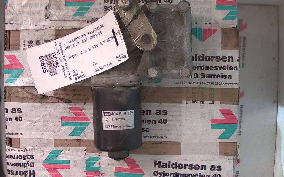 Viskermotor frontrute til Peugeot 307 2001-2004 (Fase 1)  (PEUGEOT 307|)