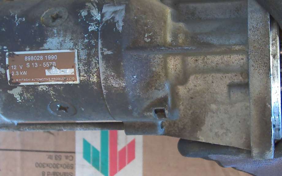 Starter diesel til Isuzu D-Max 2007-2012 (Type I)  (ISUZU D-MAX 3.0 TD 4WD LS|8980281990|)