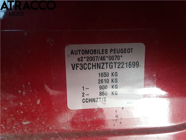 Peugeot 208 2012-2019 (Type I) , Motorkode: HNZ, Girkassekode: Automat