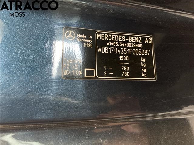 Mercedes SLK 1997-2004 (R170) (R170), Motorkode: M111.946, Girkassekode: