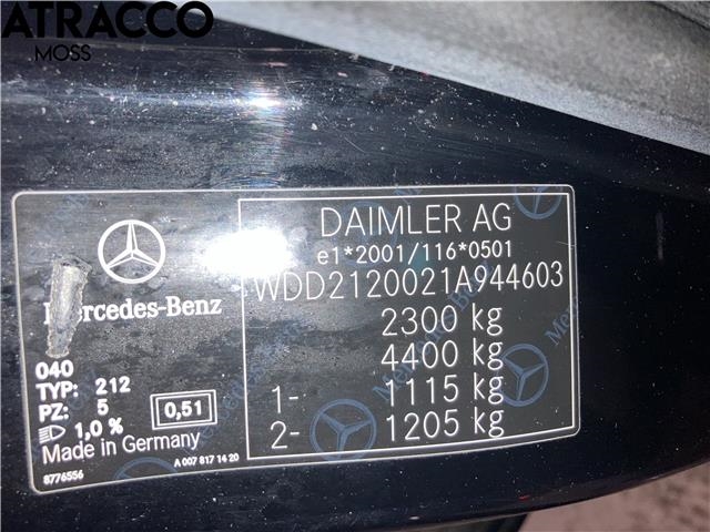 Mercedes E-Klasse 2009-2013 (Fase 1) (W212) (W212), Motorkode: OM651.924, Girkassekode: Automat