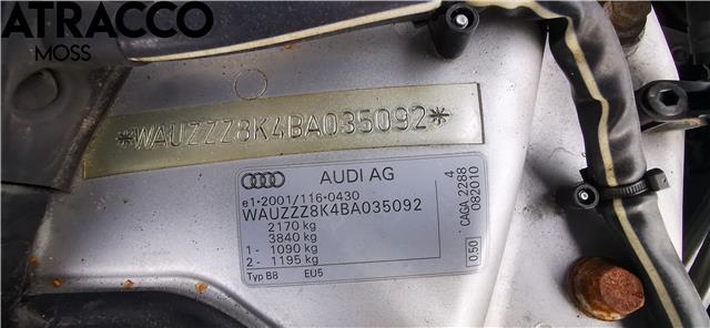 Audi A4 2007-2014 (Type IV) (B8) (B8), Motorkode: , Girkassekode: Manuell