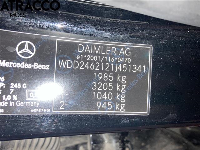 Mercedes B-Klasse 2011-2018 (W246) (W246), Motorkode: OM607.951, Girkassekode: Automat