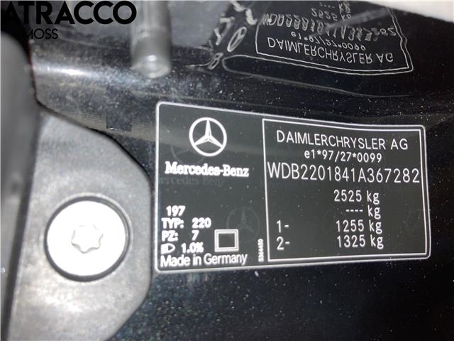 Mercedes S-Klasse 1999-2005 (W220) (W220), Motorkode: M113.966 M113.966, Girkassekode: 