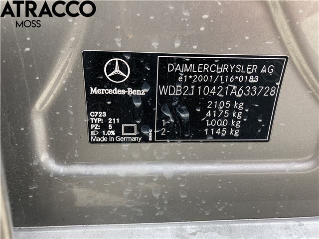 Mercedes E-Klasse 2002-2006 (Fase 1) (W211) (W211), Motorkode: M271.941, Girkassekode: Automat