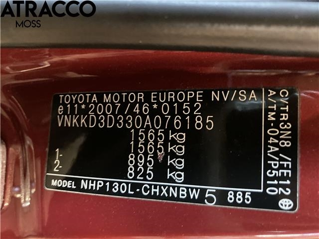 Toyota Yaris 2012-2014 (Type III, Fase 1) , Motorkode: 1NZ-FXE, Girkassekode: Automat