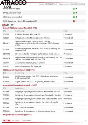 BMW 5-Serie 2017-->> (G30/G31) (G30/G31), Motorkode: B48-B20B, Girkassekode: Automat