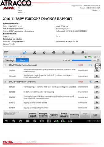 BMW i3 2013-2022 , Motorkode: IB1P25B, Girkassekode: Automat