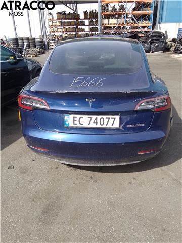Tesla Model 3 2018-2023 (Fase 1) , Motorkode: 3D3, Girkassekode: Automat