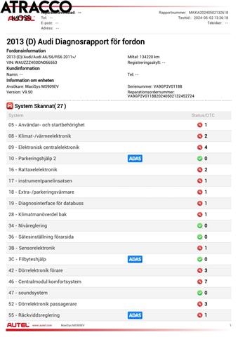Audi A6, Allroad 2012-2014 (Type III, Fase 1) (C7) (C7), Motorkode: CDUD, Girkassekode: Automat