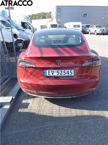 Tesla Model 3 2018-2023 (Fase 1) , Motorkode: 3D3, Girkassekode: Automat
