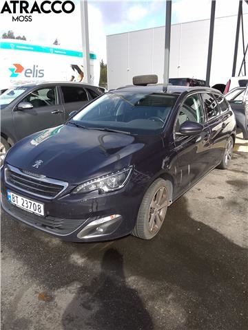 Peugeot 308 2013-2021 (Type II) , Motorkode: HNY, Girkassekode: Automat