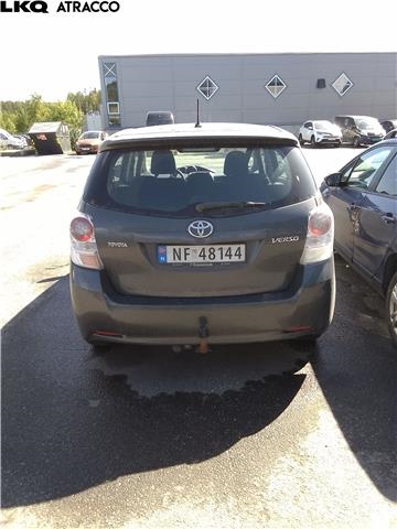 Toyota Verso 2009-2016 (Type III) , Motorkode: 1AD-FTV, Girkassekode: Manuell