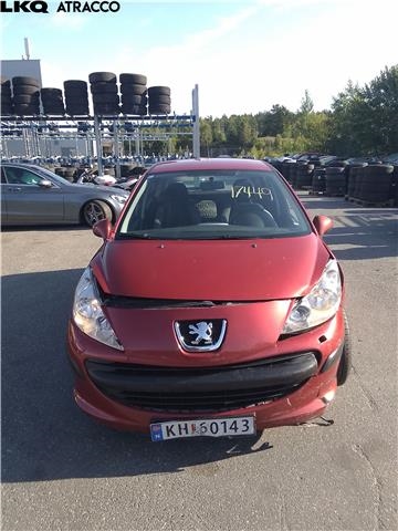 Peugeot 207 2006-2012 , Motorkode: KFV, Girkassekode: Manuell