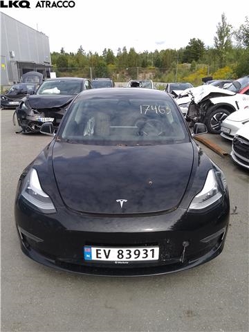 Tesla Model 3 2018-2023 (Fase 1) , Motorkode: 3D1, Girkassekode: Automat