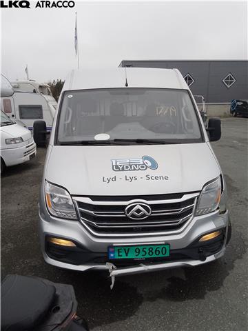 Maxus EV80 2019-->> , Motorkode: TZ249XSS001, Girkassekode: Automat