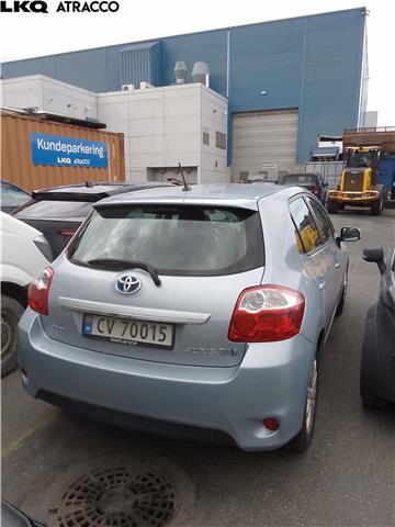 Toyota Auris 2010-2012 (Type I, Fase 2) , Motorkode: 2ZR-FXE, Girkassekode: Automat