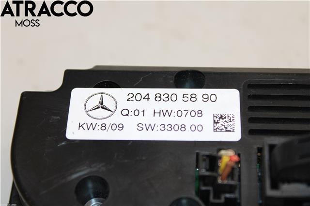 Varmeapparat betjening til Mercedes C-Klasse 2007-2011 (Fase 1) (W204) (W204) (A2048305890|)