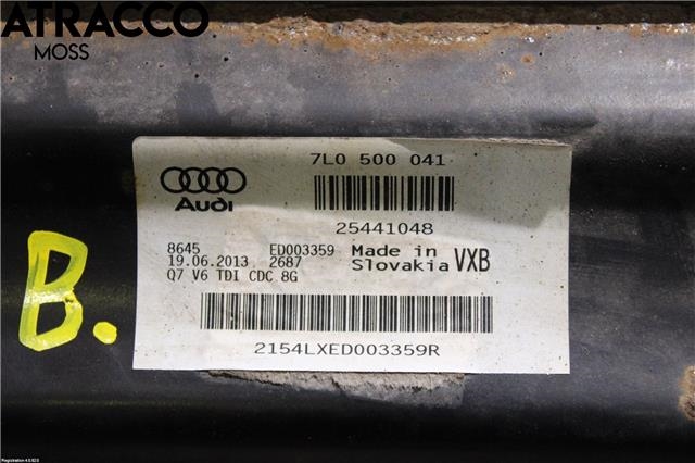 Travers bak til Audi Q7 2010-2015 (Type I, Fase 2)  (7L8599030F|)