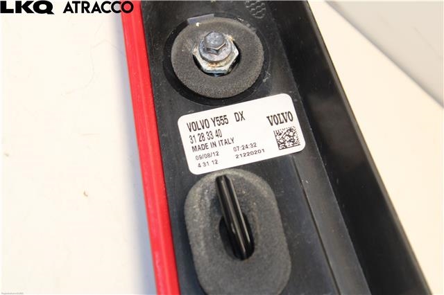 Baklykt høyre til Volvo V40 2012-2019  (31395845|)