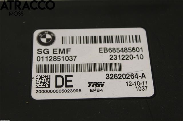 Styreenhet elektrisk parkbrems (EPB - Electric Parking Brake) til BMW 5-Serie 2010-2017 (F10/F11) (F10/F11) (34436887358|)