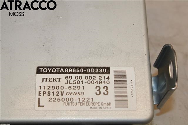 Styreenhet servo til Toyota Yaris 2012-2014 (Type III, Fase 1)  (896500D330|)