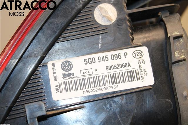 Baklykt høyre til VW Golf VII 2012-2017 (Fase 1)  (5G0945096P|)