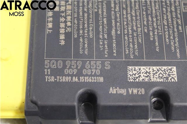 Airbag elektronikk til VW e-Golf 2014-2017 (Fase 1)  (5Q0959655S|)