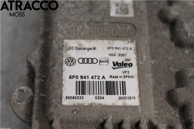 Styreenhet xenon/ballast til VW e-Golf 2014-2017 (Fase 1)  (5F0941472A|)