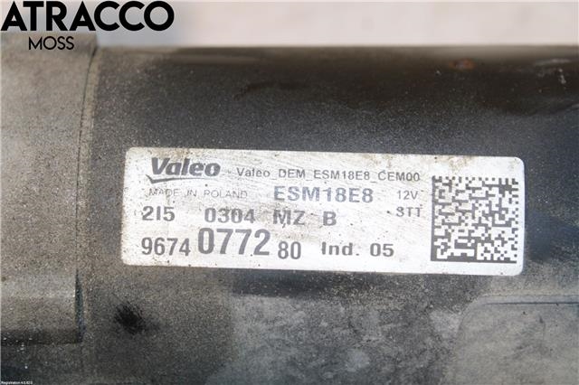 Starter til Peugeot 308 2013-2021 (Type II)  (9674077280|)