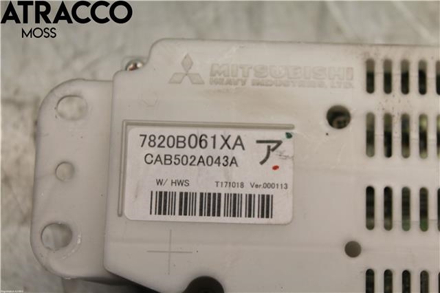 Varmeapparat betjening til Mitsubishi Outlander 2015-->> (Type III, Fase 2)  (7820B061XA|)