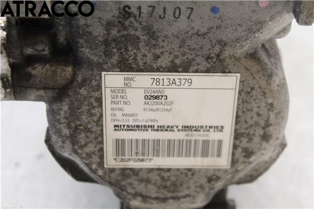 Aircondition kompressor til Mitsubishi Outlander 2015-->> (Type III, Fase 2) (7813A784|)