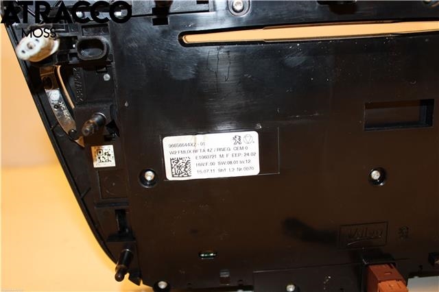 Varmeapparat betjening til Peugeot 508 2011-2014 (Type I, Fase 1)  (98023795XZ|)