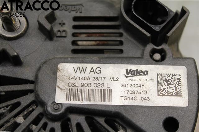 Dynamo til VW Caddy 2015-2020 (Type III, Fase 3)  (03L903023L|)