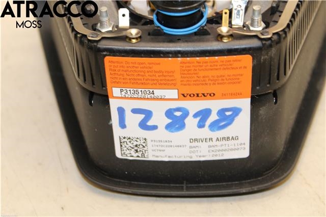 Airbag rattpute til Volvo V60 2010-2013 (Type I, Fase 1)  (31351034|)