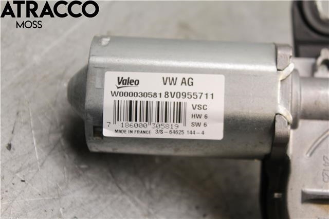 Viskermotor bakrute til Audi A3 2012-2016 (Type III, Fase 1)  (8V0955711|)