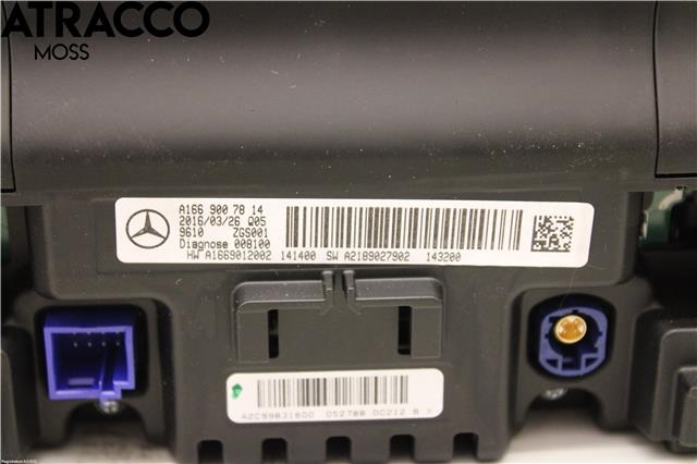 Bilstereo navigasjon til Mercedes B-Klasse 2011-2018 (W246) (W246) (A1669007814|)