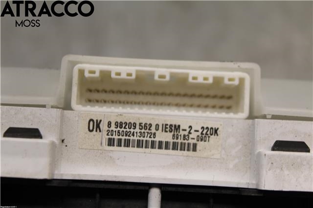 Instrumentpanel til Isuzu D-Max 2012-2017 (Type II, Fase 1)  (8982095620|)